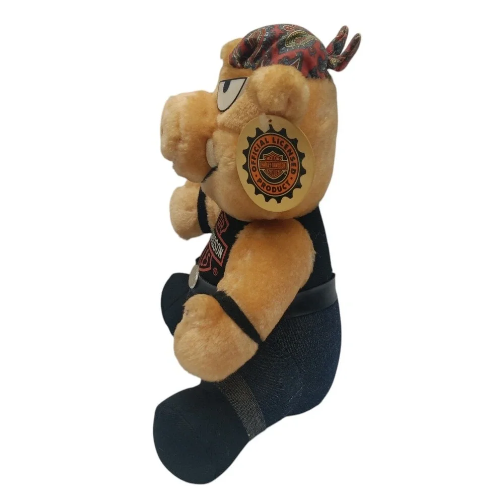 VTG Harley Davidson 1998 Pig Biker Hog Stuffed Animal ‎ 10